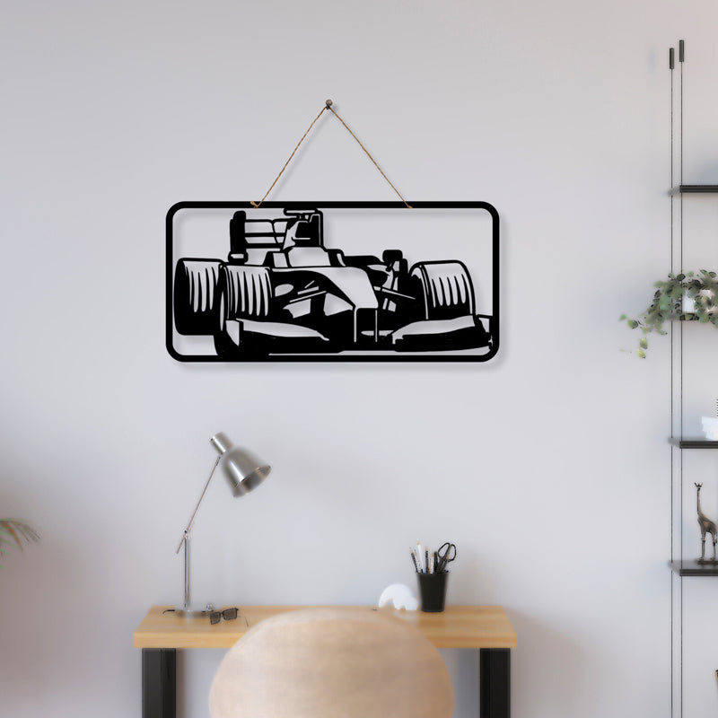 Formula 1 Lines Iron Wall Accent