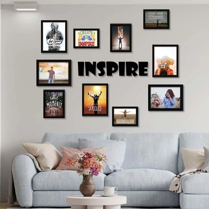 Inspire Photo Frame Collage - Set Of Ten media 1