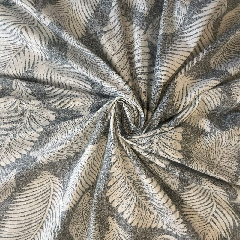 Cloudquilt Floral Cotton Comforter (Grey & Cream) - 300 GSM media 3