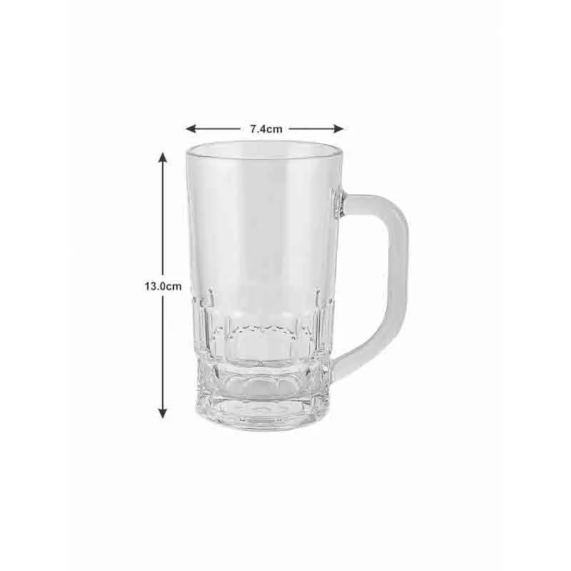 Berto Beer Mug (350 ml ) - Set of Six media 5