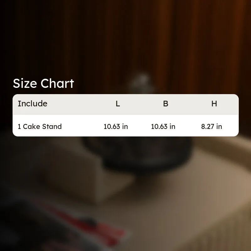 Elevate Serve Cake Stand - Black media 6