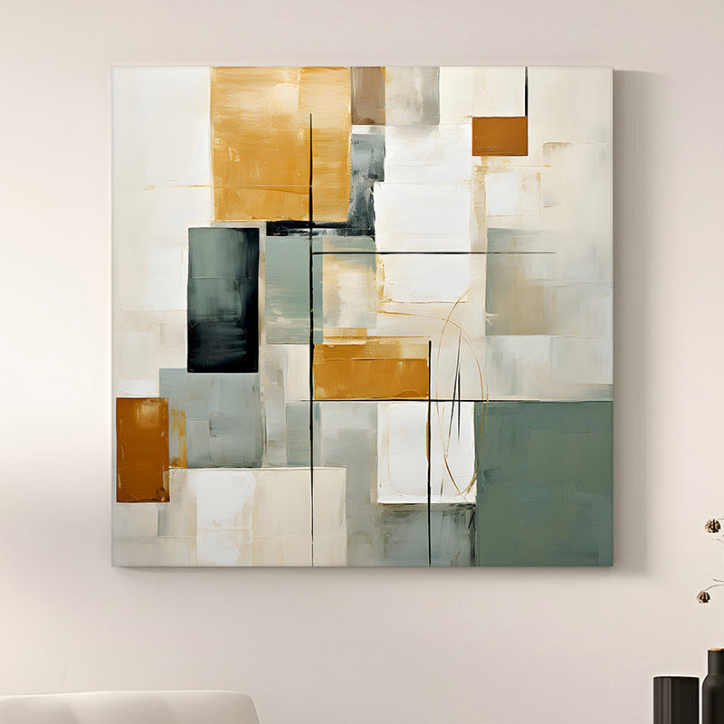 Abstract Cuboids Wall Art media 3