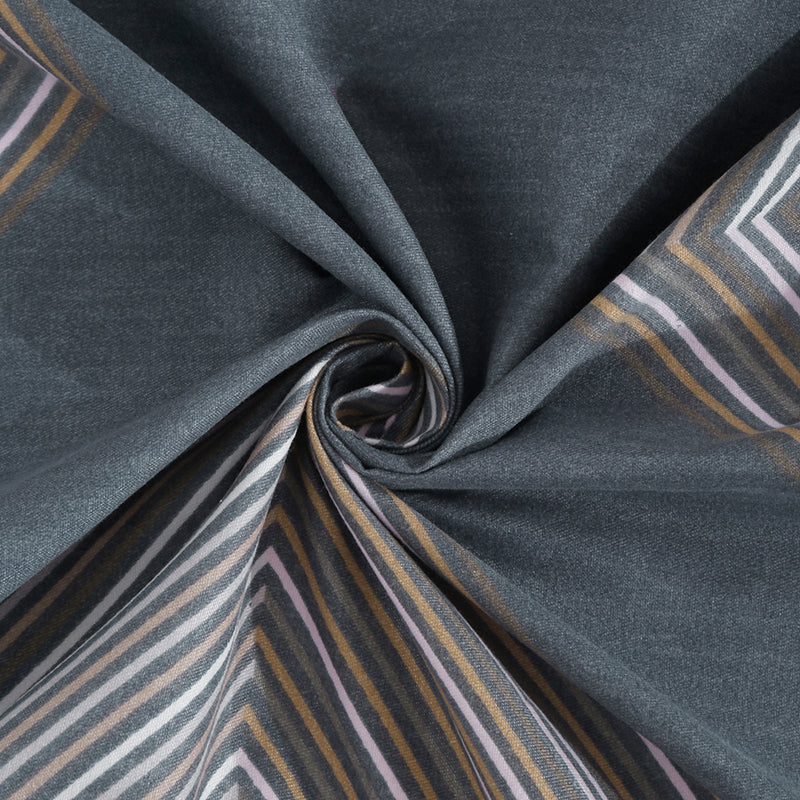 Quad Quest Geometric Bedsheet - 130 GSM media 5