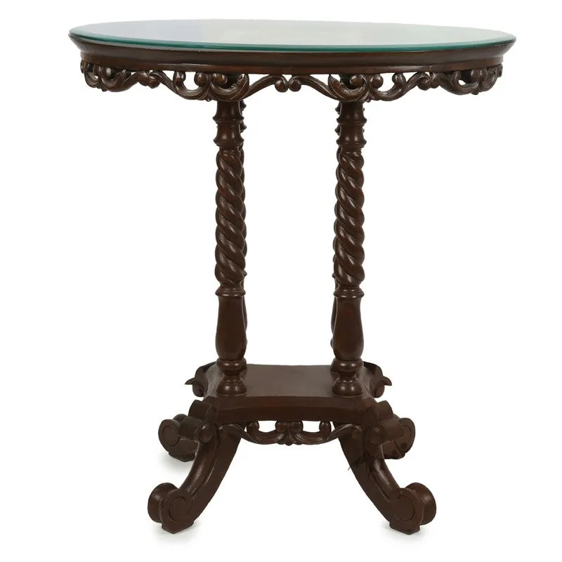 Roho Teak Wood Console Table media 4