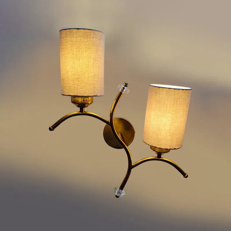 LumiBranch Dual Cotton Wall Lamp - Grey media 5