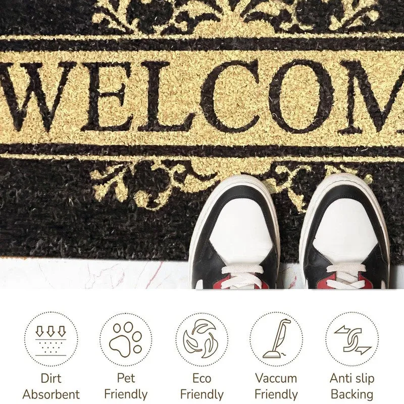 Gold Gate Coir Door Mats - Brown & Black media 9