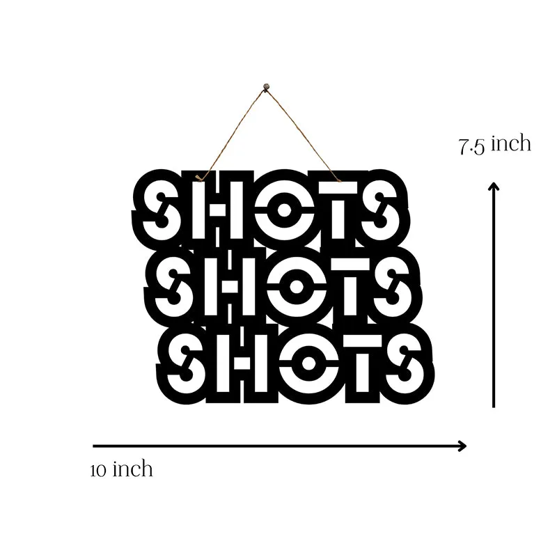 Shots Shots Shots Mild Steel Wall Accent media 5