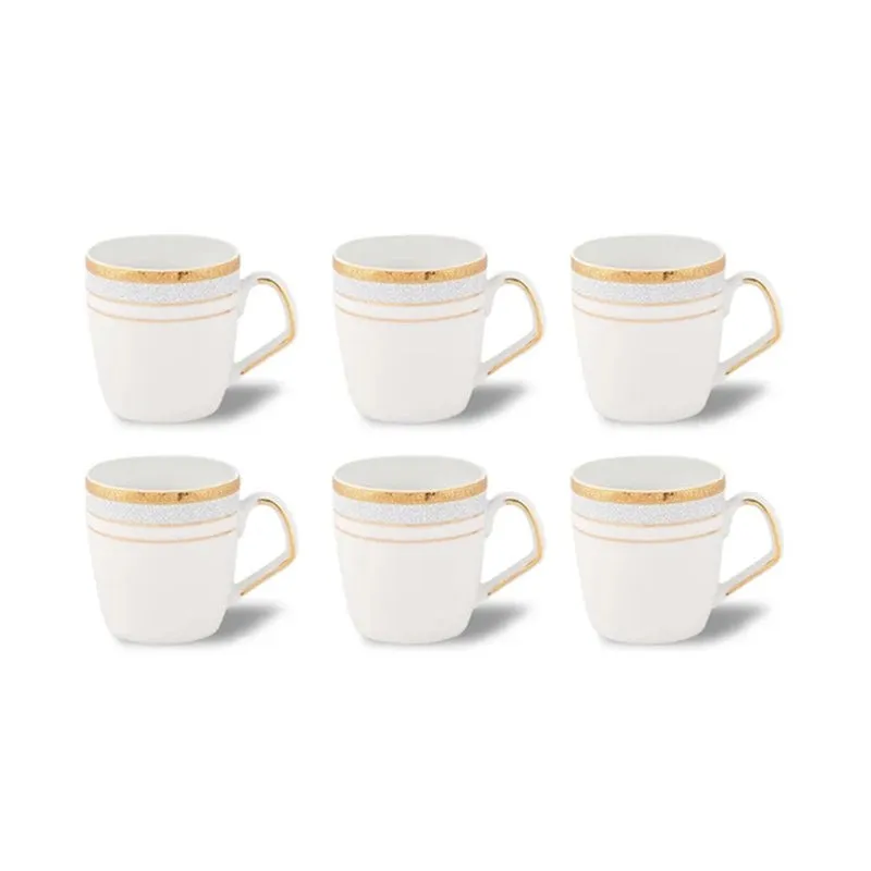 Gloriously Porcelain Coffee Mug (350 mL Each) - Set of Six media 3