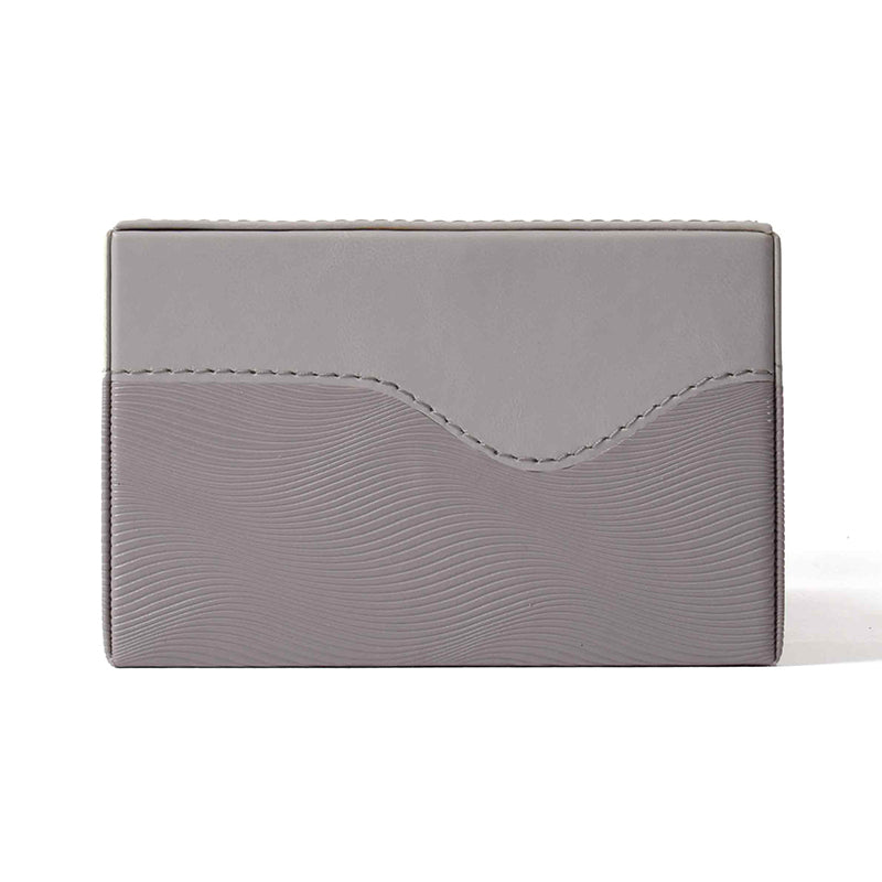 Veltrix Faux Leather Tissue Holder - Grey media 5