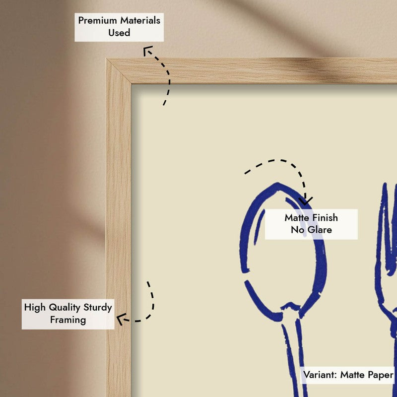 MonoCutlery Archival Canvas Wall Art - Brown media 9