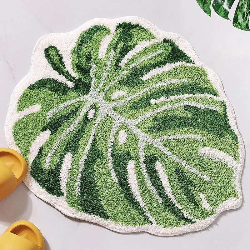 Monstera Elegance Bathmat media 1