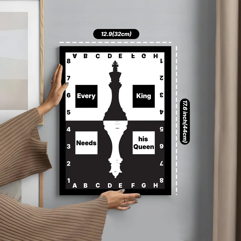 Black & White Chess Wisdom Wall Art media 2