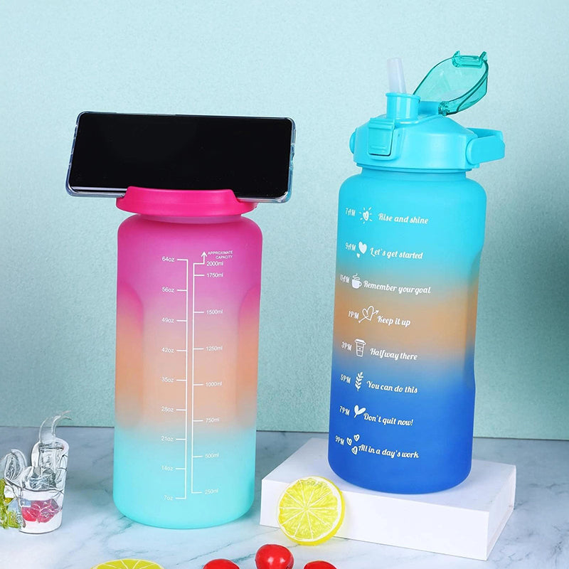Ombre Sip Water Tumbler (Multicolor) - 2 L media 7