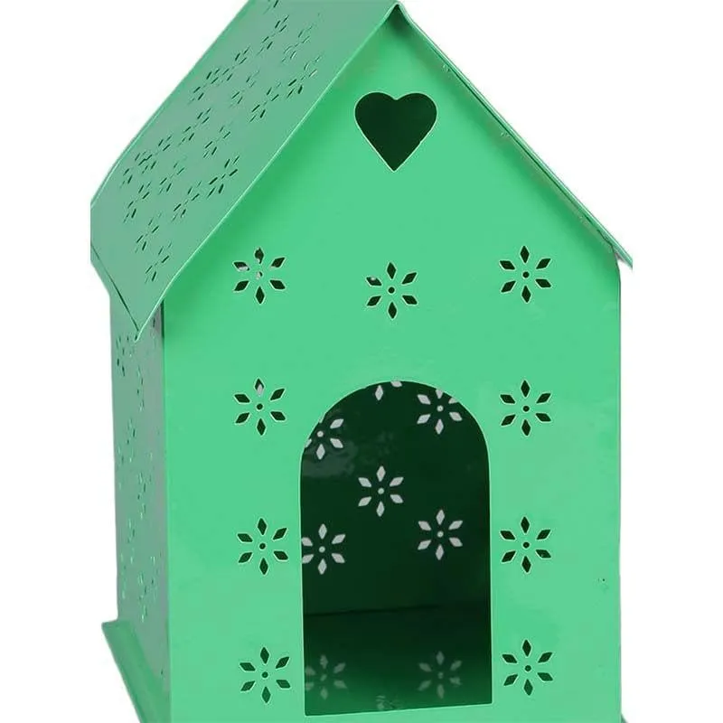 Hello Birds Green Birdhouse- Green media 3