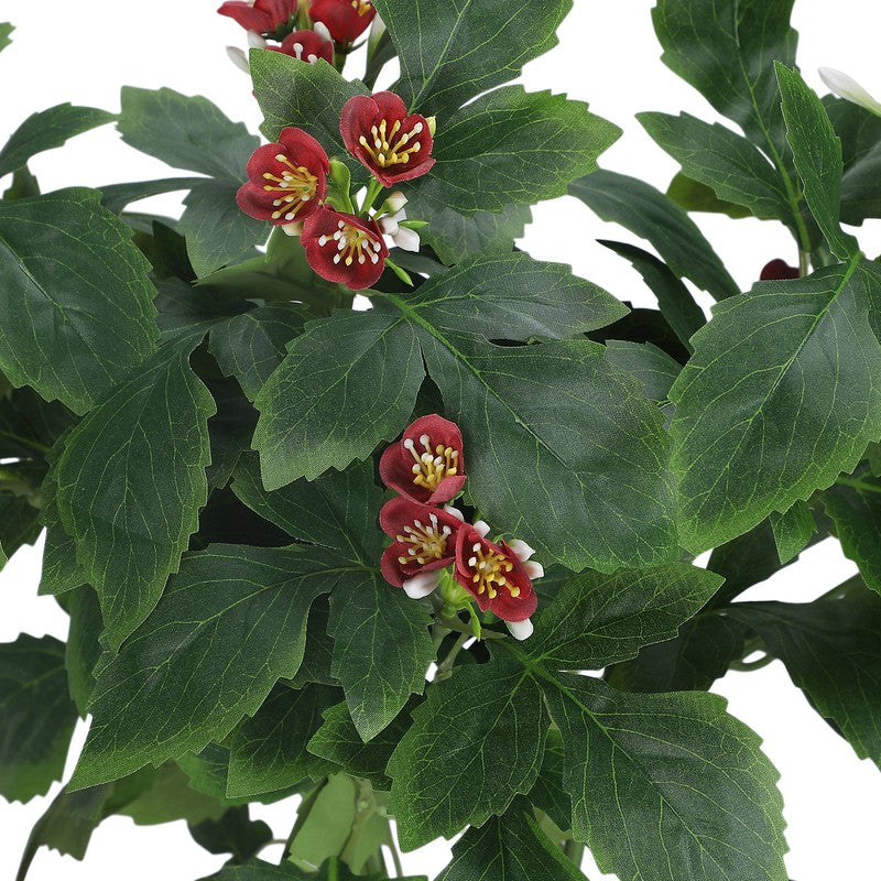 Artificial Bougainvillea Sticks (Red) - Set Of Two media 3