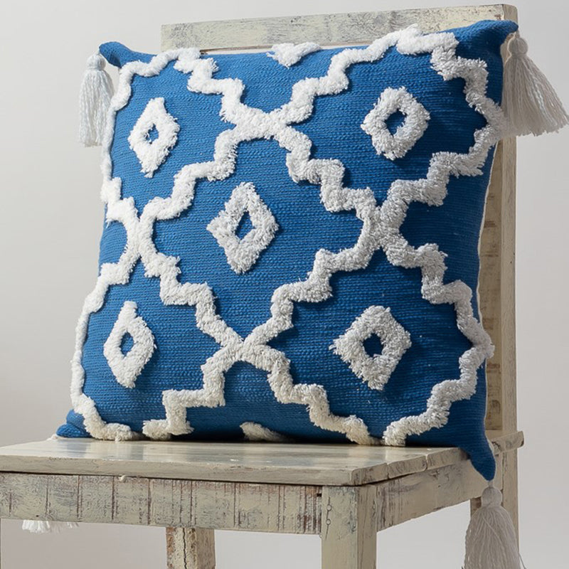 Medina Grid Tufted Cushion Cover media 3