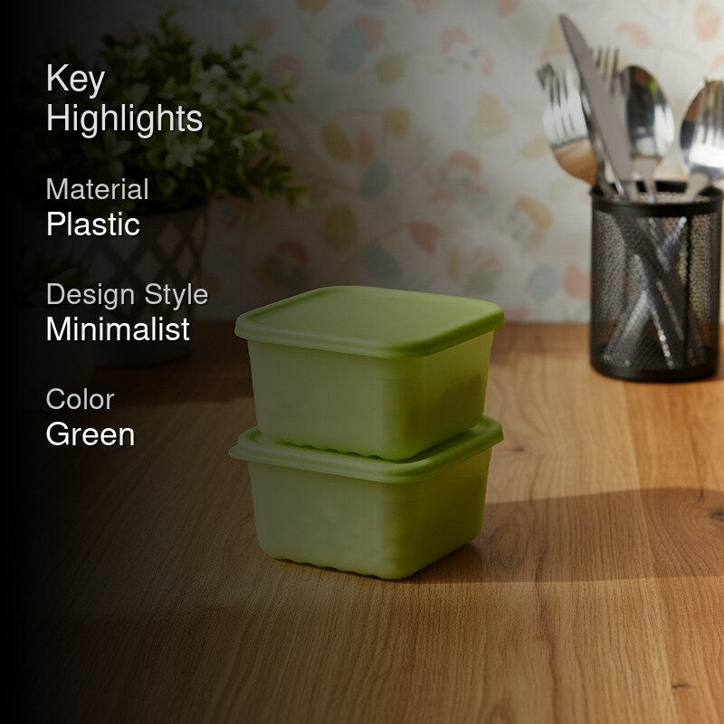 Elvya Compact Container (640 mL Each) - Set Of Two media 2