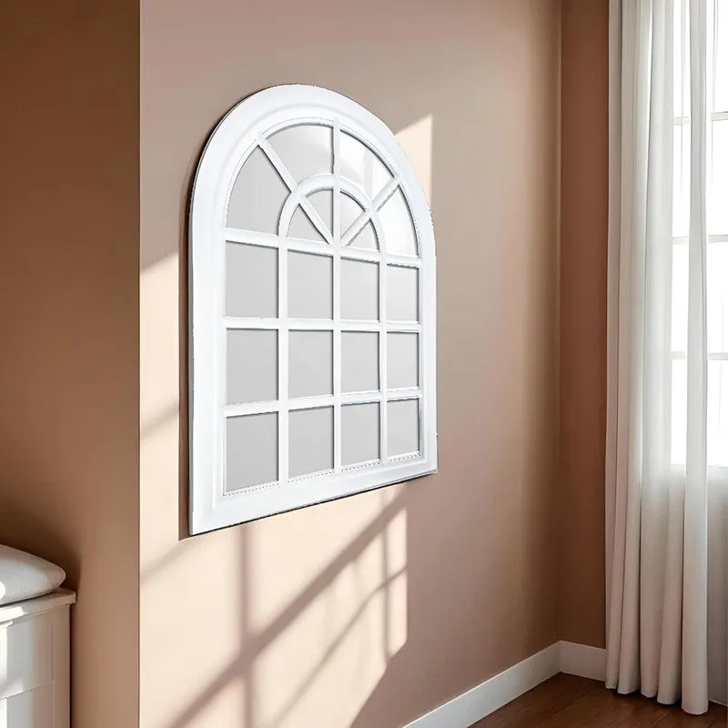 Rustic Arch Wall Mirror media 9