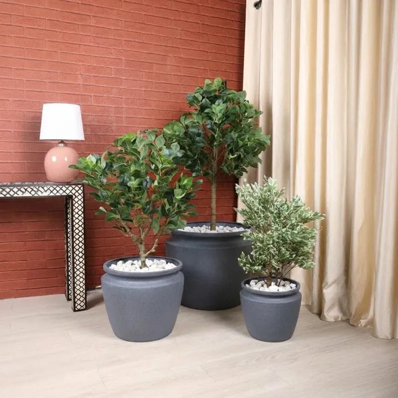 Elune Floor Planter - Grey media 9