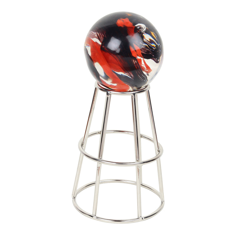 Aiofe Orb Showpiece - Silver & Gold media 3