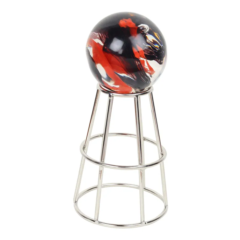 Aiofe Orb Showpiece - Silver & Gold media 3