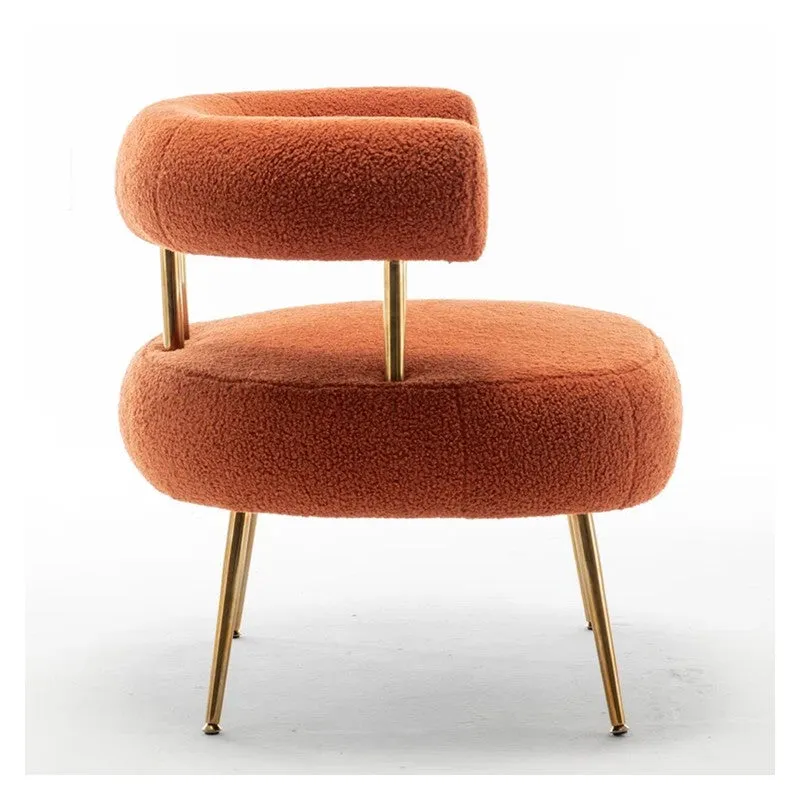 Oaklyn Neem Wood Accent Chair - Orange media 8