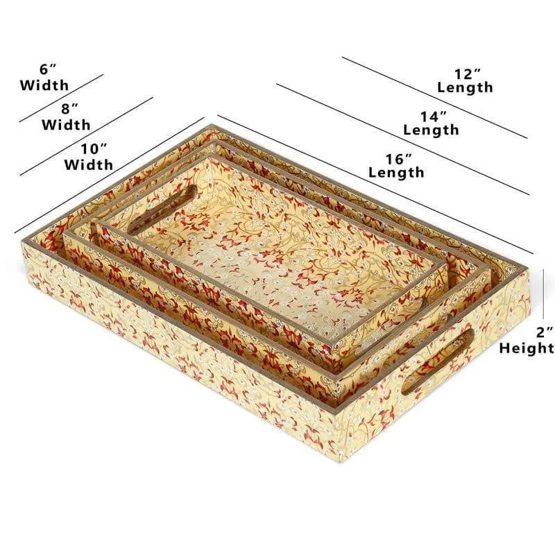 Spring Field Tray - Set Of Three media 5
