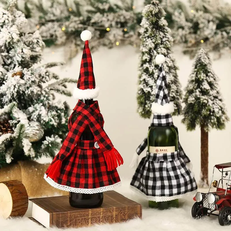 Kris Kringle Wine Bottle Cover - Set Of 2 media 3
