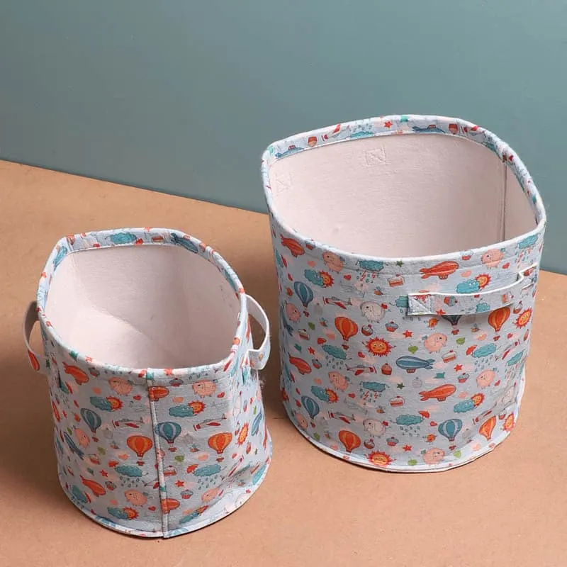 Space Manage Laundry Basket - Set Of Two media 4
