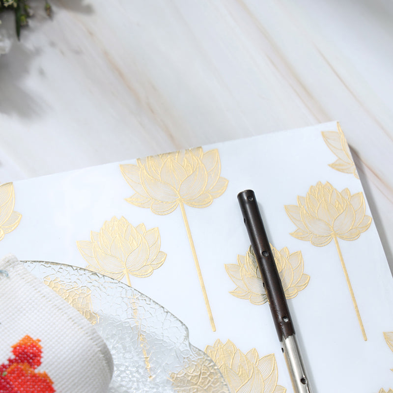 Lotus Lumina Enamel Coated Table Mat - Set Of Two media 5