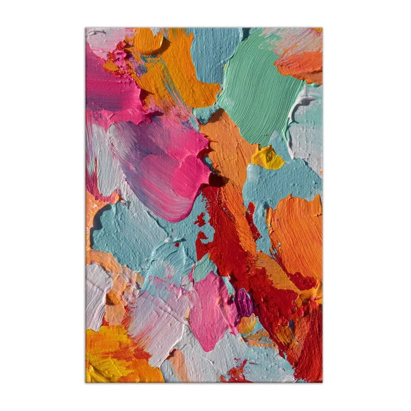 Color Burst Abstract Canvas Wall Art media 3