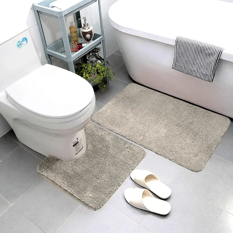 BathEase Anti Skid Bath Mats (Beige) - Set of Two media 4