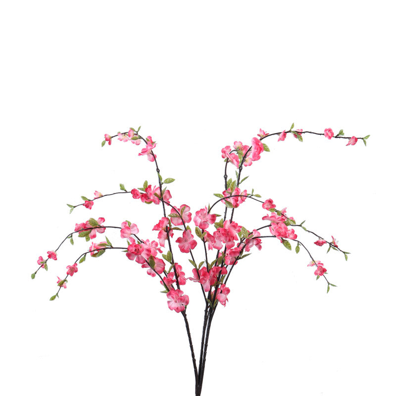 Artificial Realistic Cherry Blossom Flower Stick - Pink media 3