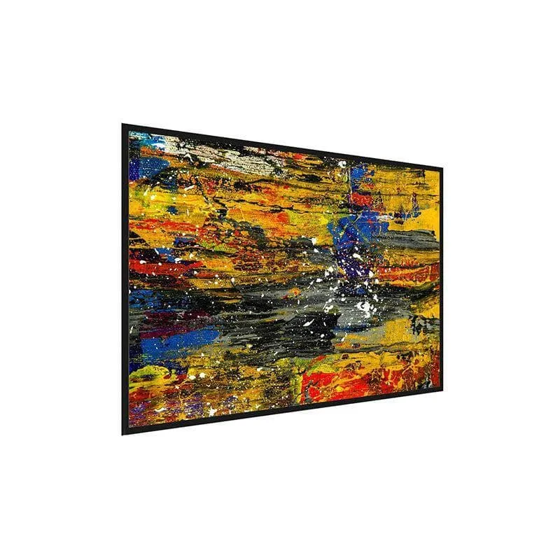The Divine Colour Canvas Painting - Black Frame media 3