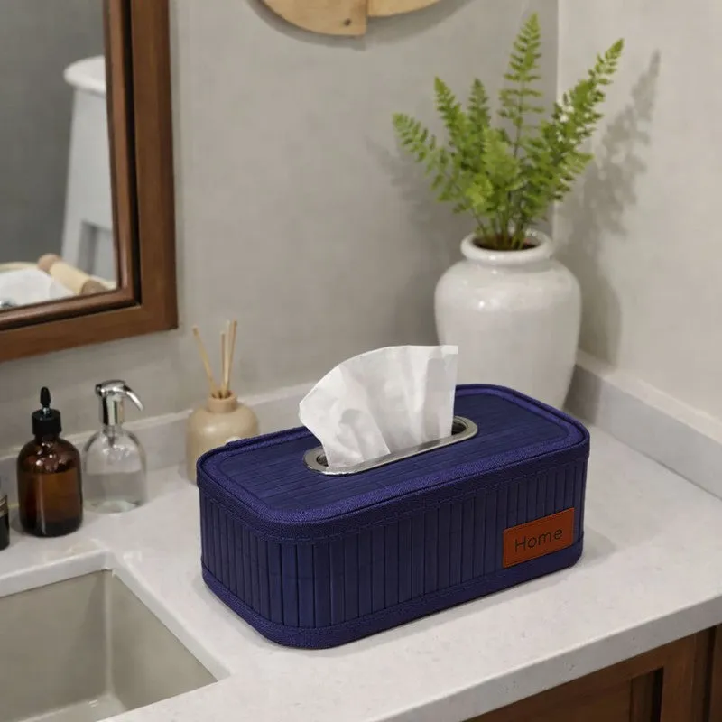 EcoNest Bamboo Tissue Holder - Blue media 7