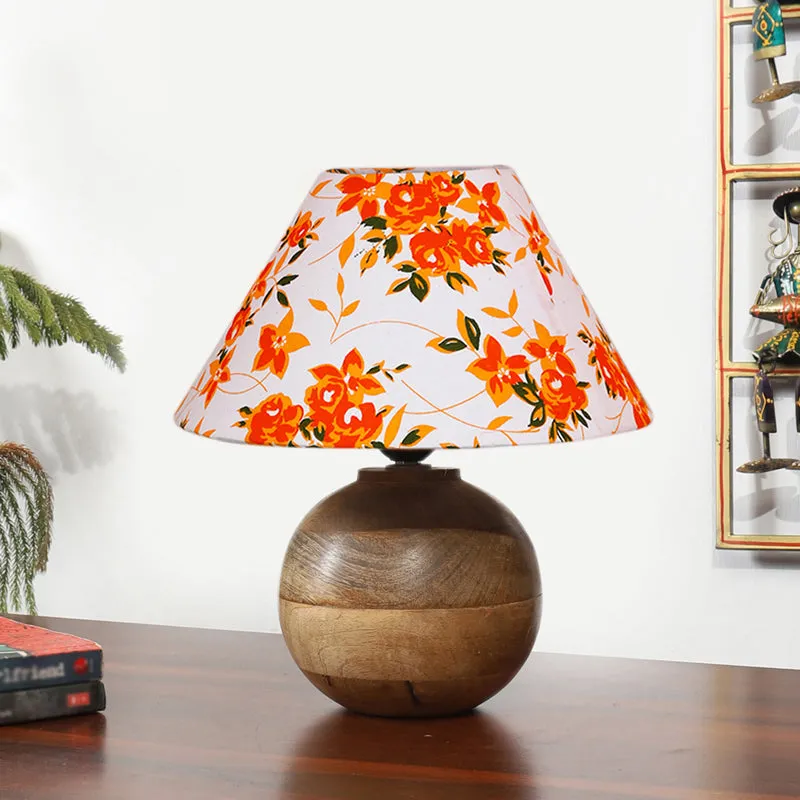 Fleur Orb Cotton Table Lamp - Multicolor media 4