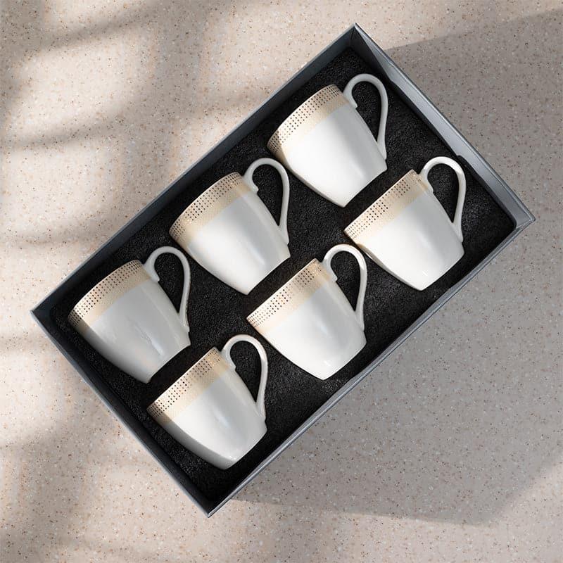 Mirona Porcelain Tea Cup (200 mL Each) -  Set of Six media 6
