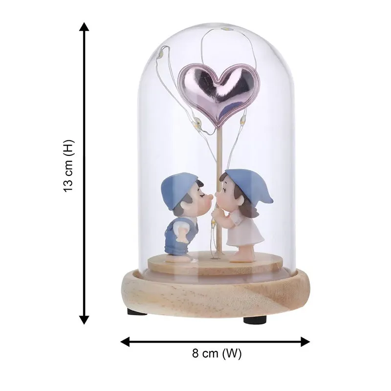 Love Bubble Glass LED Light Showpiece media 6
