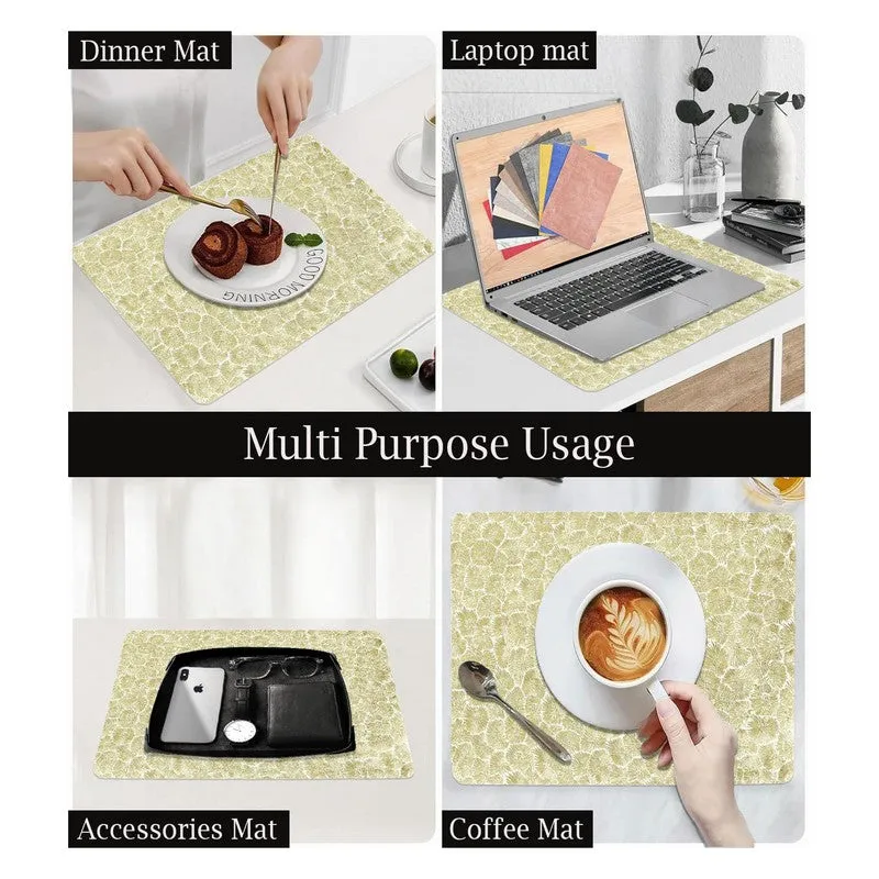 Arvane Golden Rectangle PVC Table Mats - Set Of Two media 5