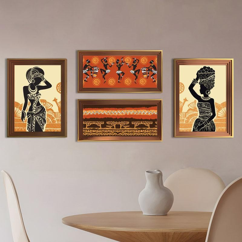 Tribal Trysta Wall Art - Set of Four media 5