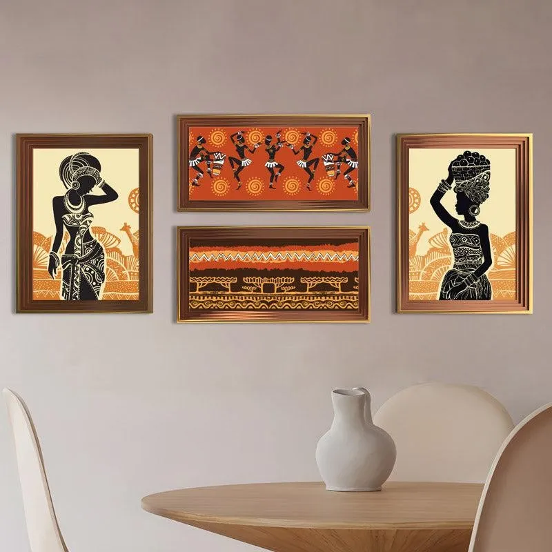 Tribal Trysta Wall Art - Set of Four media 5