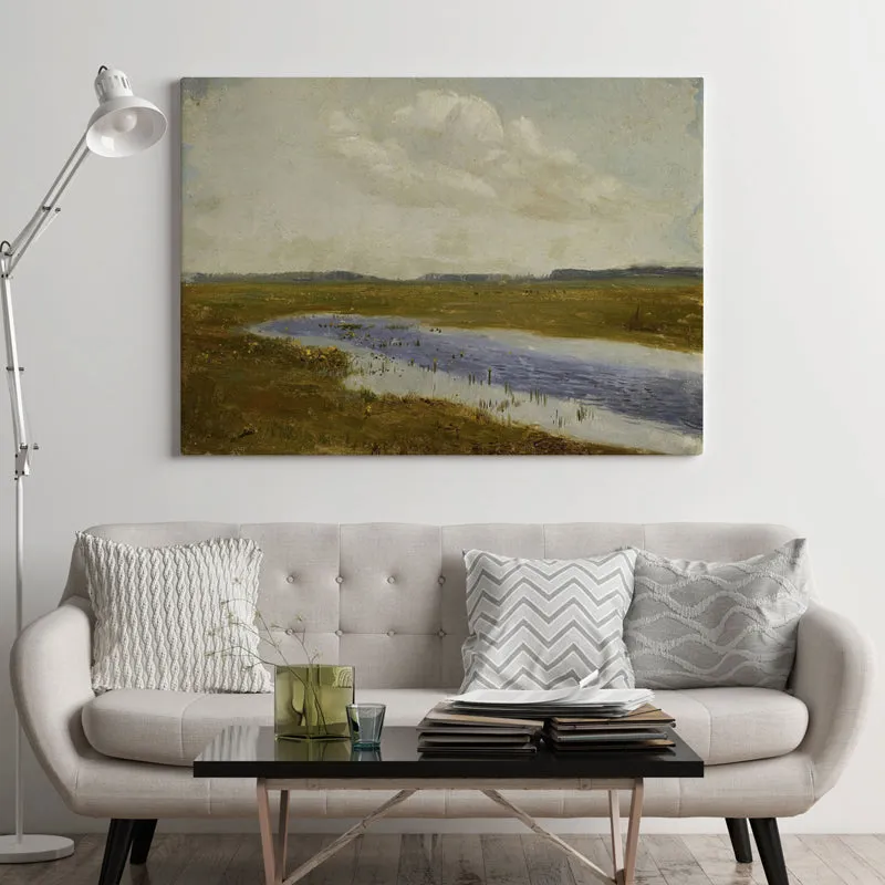 Splash OF Blue Wood Wall Art media 3