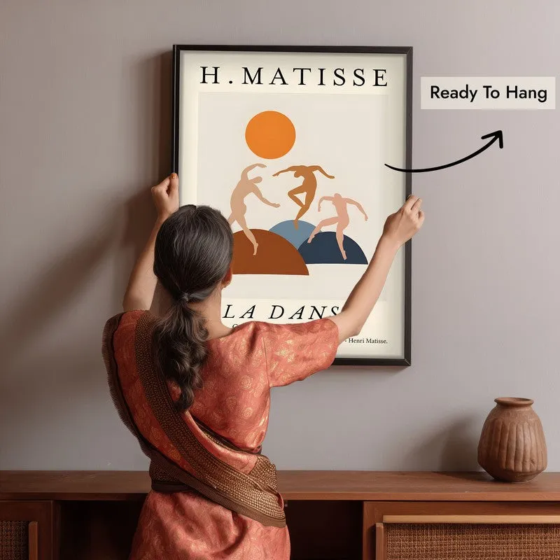 Joyful Motion Canvas Wall Painting With Black Frame media 6