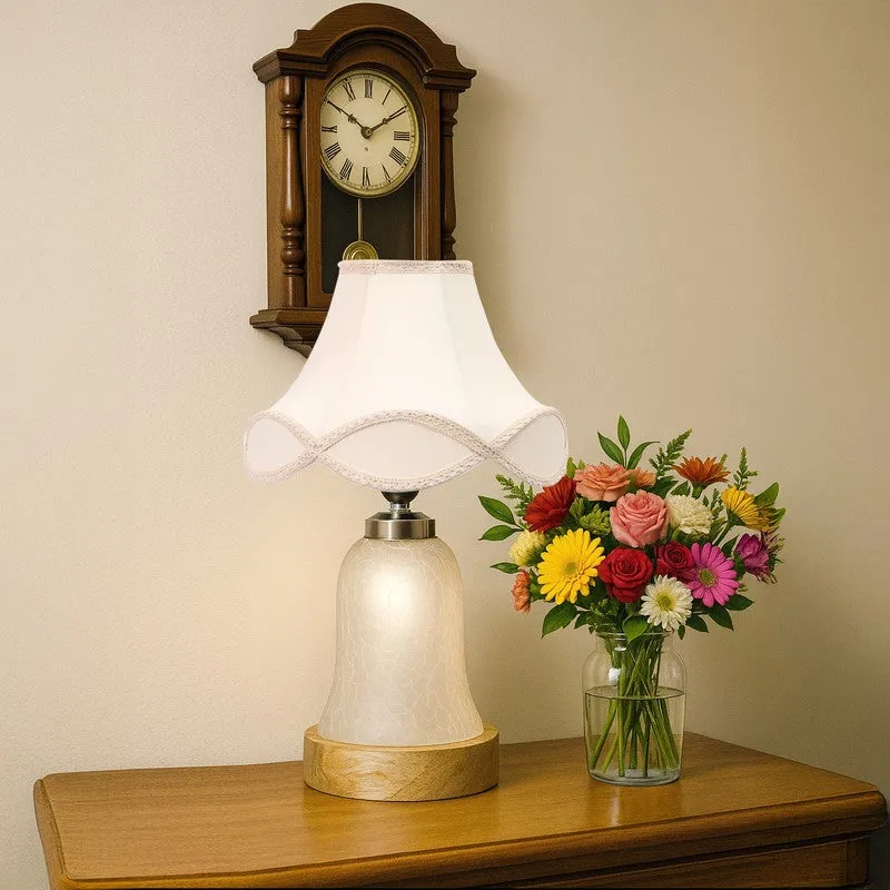 Zoravelle Arc Wooden Table Lamp - OffWhite media 4