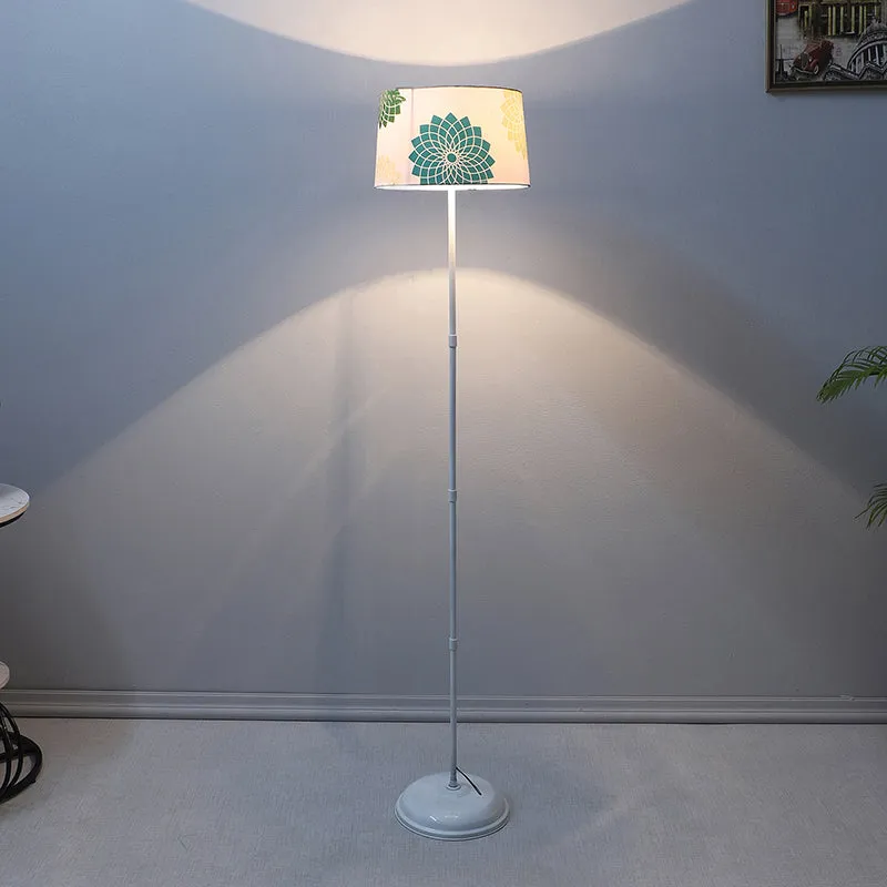 Akari Printed Metal Floor Lamp - White media 2
