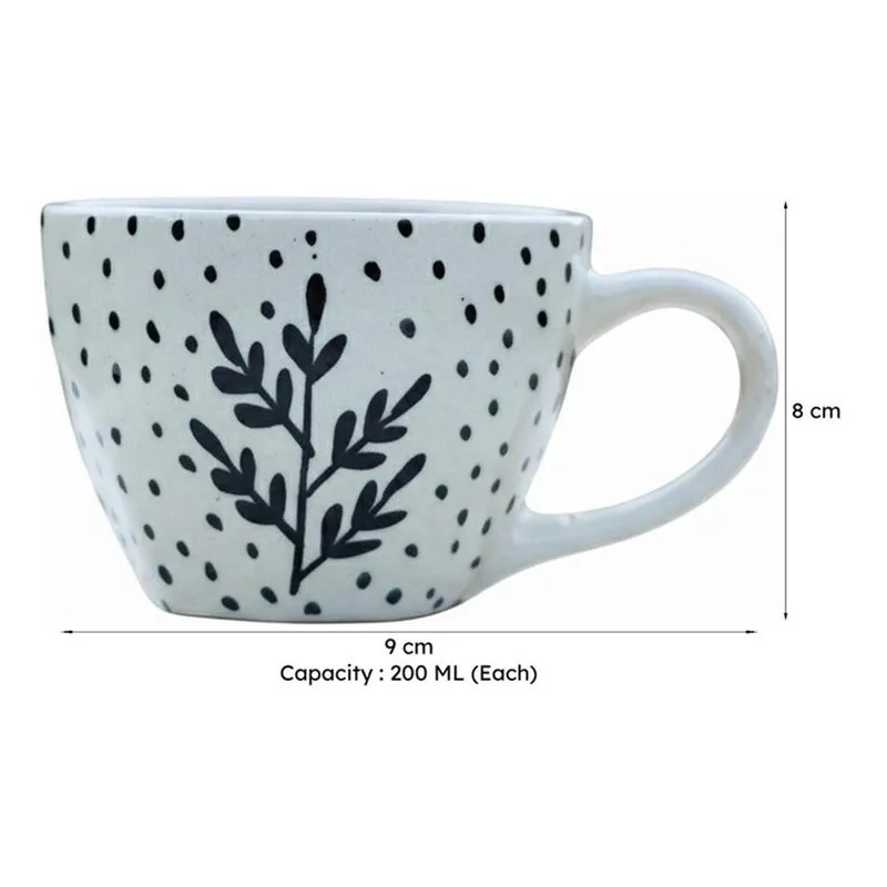 Faira Ceramic Tea Cup (200 mL Each) - Set of Three media 5