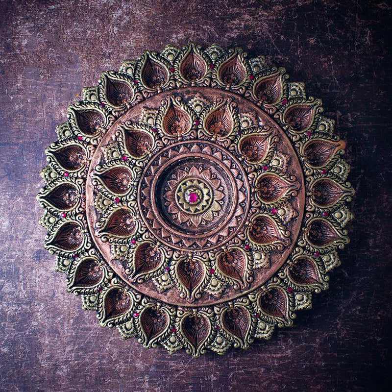 Prakash Thali Terracotta Diya media 4