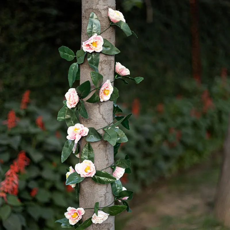 Fiora Artificial Poppy Rose Creeper (Multicolor) Set of Five media 5