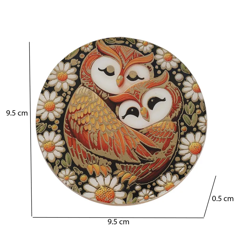 Owlways Yours Wooden Coasters - Set Of Two media 7