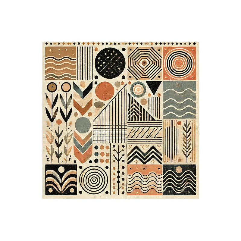 Tribal Patterns Wall Painting media 4